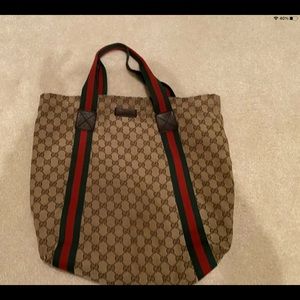 Gucci large tote vintage